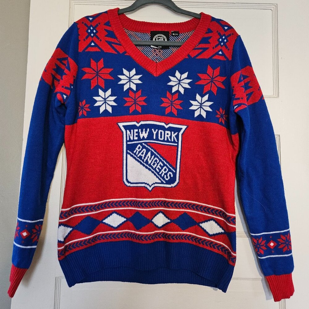 New York Rangers Christmas Sweater